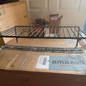 Black Metal Wire Rack